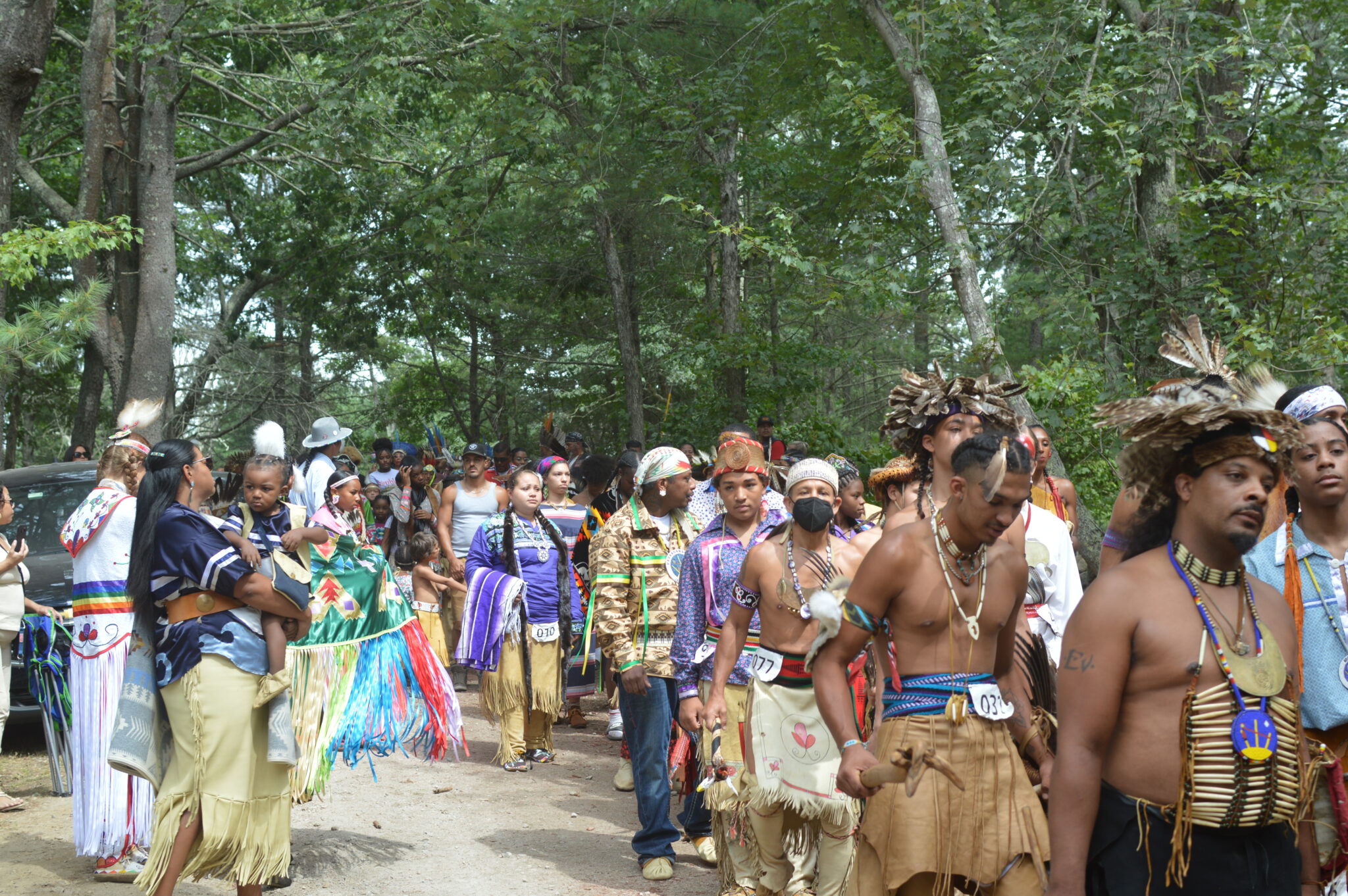 Narragansett Tribe 347th August Pow wow Rhode Island In Color