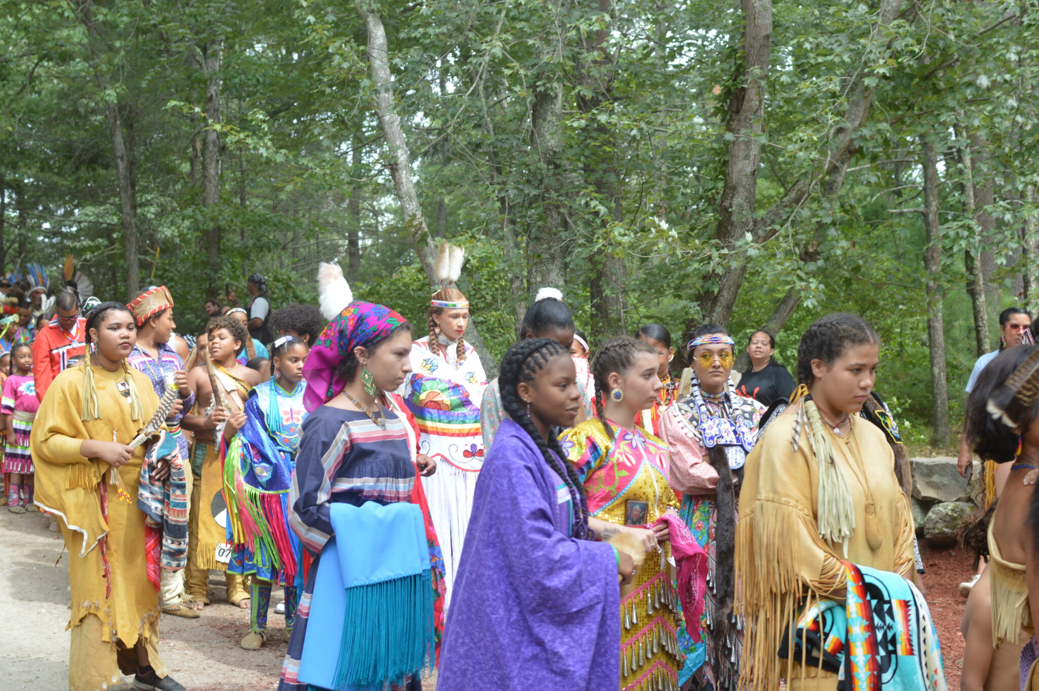 Narragansett Tribe 347th August Pow wow Rhode Island In Color