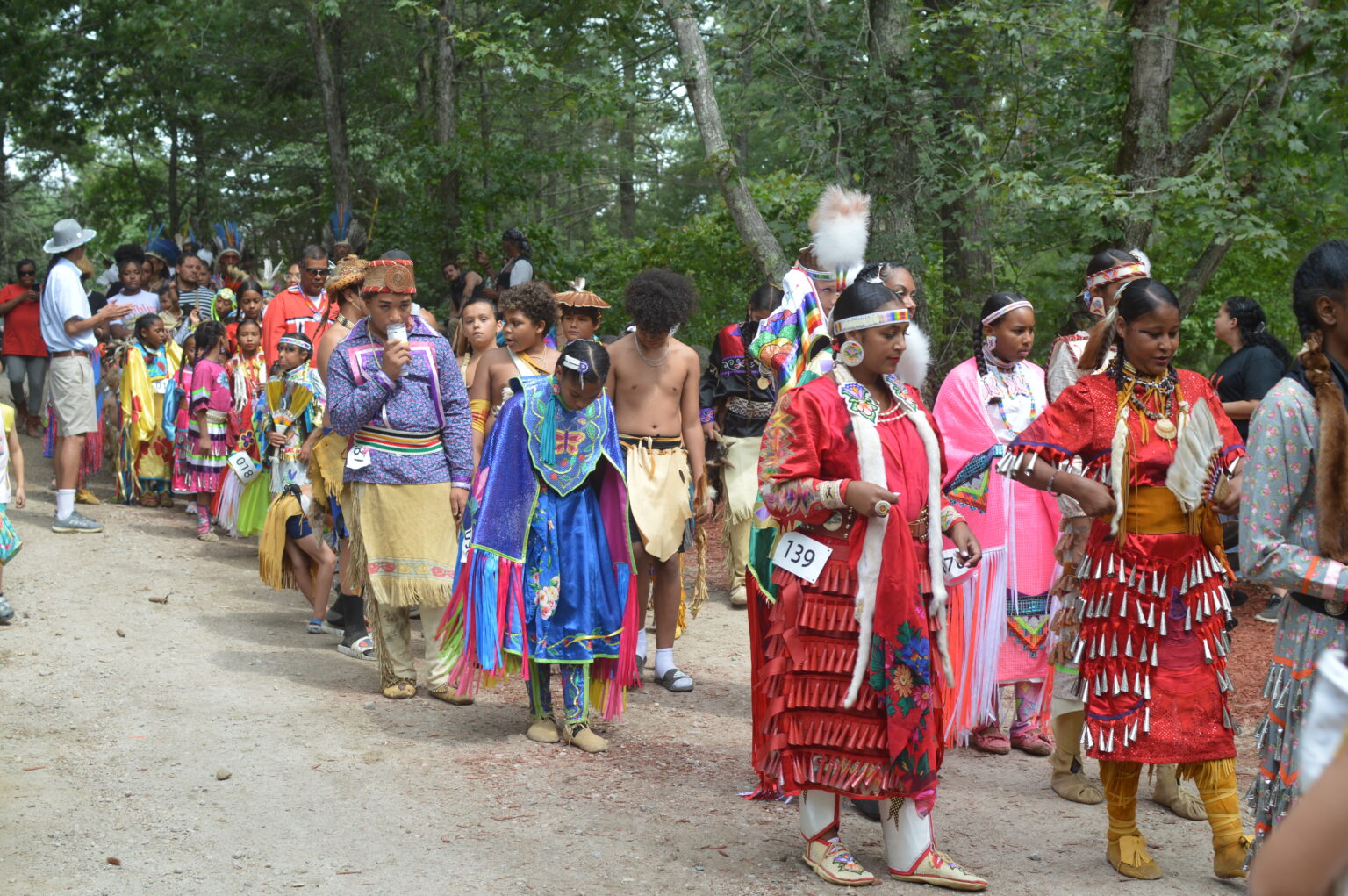 Narragansett Tribe 347th August Pow wow Rhode Island In Color