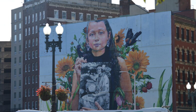 "Still Here" by Artist Gaia. (Photo by Rhode Island In Color)
